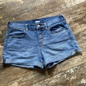 Classic Blue Denim Shorts
